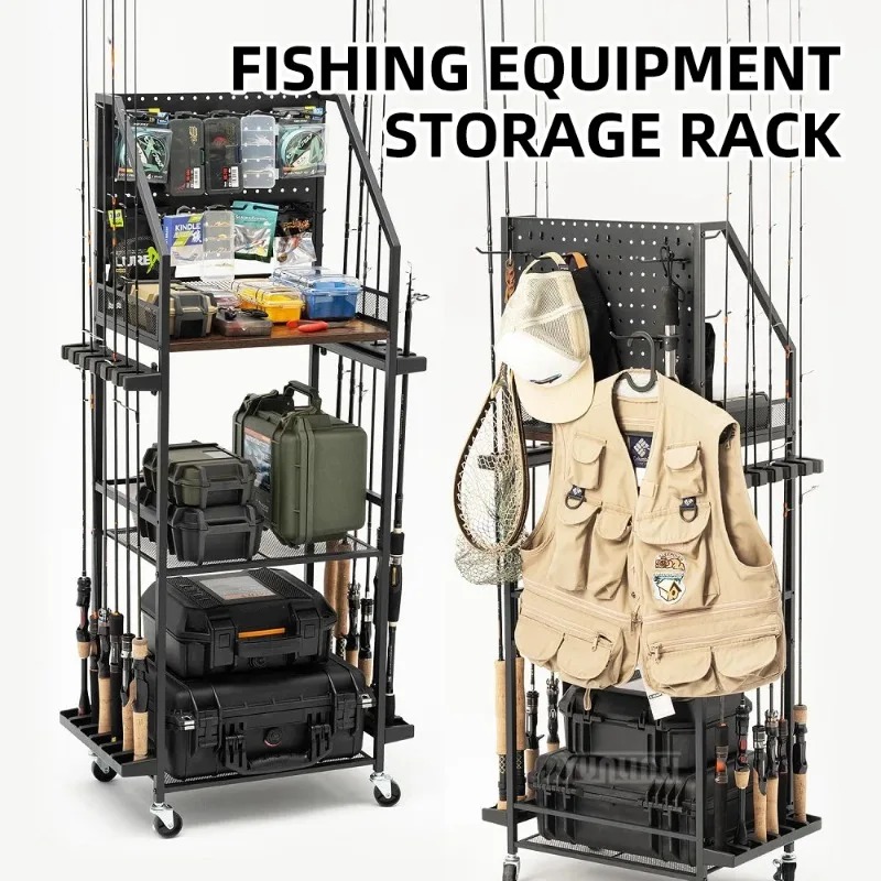Fishing Line Spool - Prateleira para guardar equipamentos de pesca,